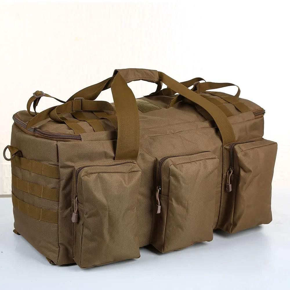 55L Luggage Duffel Bag Camping Backpack Tactical Large Bags Men's Hiking Travel Mountaineering Trip Utility Gym Weekend Duffle - Empire P.E