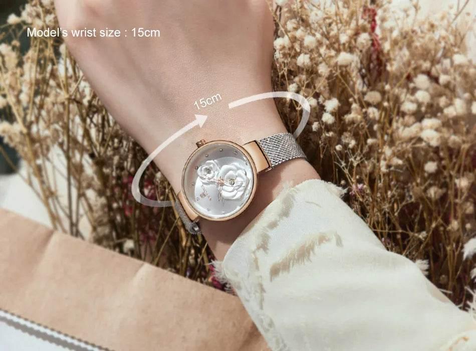 Women Watch Top Luxury Brand Steel Mesh Waterproof - Empire P.E
