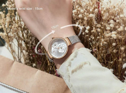 Women Watch Top Luxury Brand Steel Mesh Waterproof - Empire P.E
