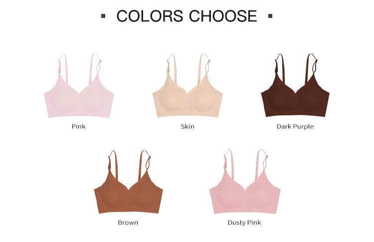 Hot Selling Summer Laser Cut Seamless Wireless Push Up Bra - Empire P.E