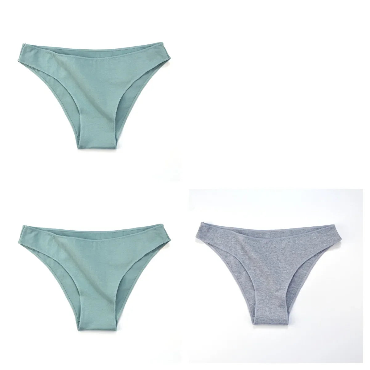 3Pcs/Set Cotton Briefs Low Rise Panties For Women - Empire P.E