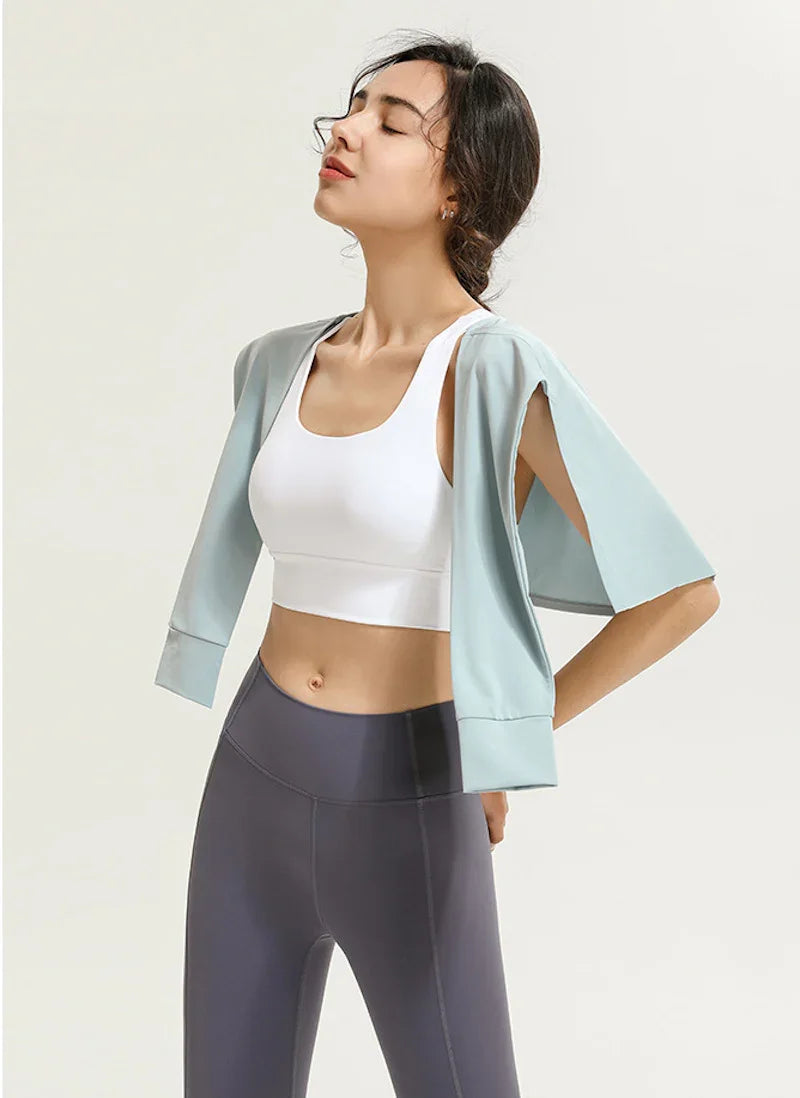 Gym Skirt Wrap Covering Buttocks Workout Fitness Wear Dance Ballet Skirts for Women Sport Yoga Dress Short Thigh Cover Skirt - Empire P.E