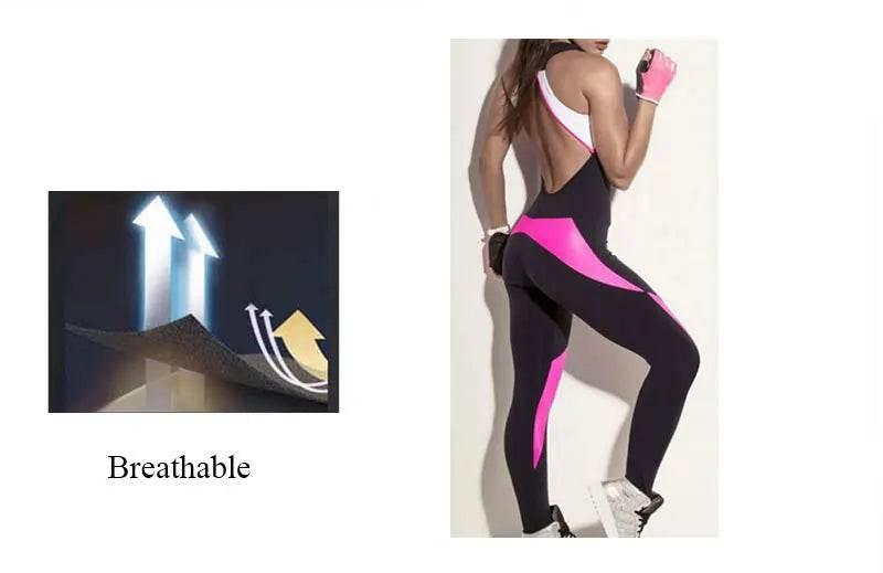 Women Sportswear Suit ,Breathable Quick Dry , Fitness Yoga Set, Gym Sports, Running Jumpsuits, Jogging Dance Tracksuit - Empire P.E