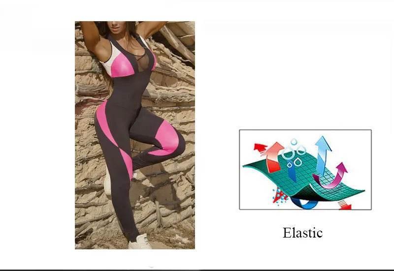 Women Sportswear Suit ,Breathable Quick Dry , Fitness Yoga Set, Gym Sports, Running Jumpsuits, Jogging Dance Tracksuit - Empire P.E