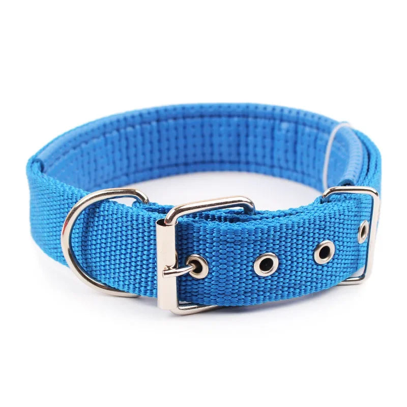 Solid Dog Collars Nylon Dog Collar For Small Medium Large Dogs Teddy Keji Pitbull Bulldog Beagle - Empire P.E