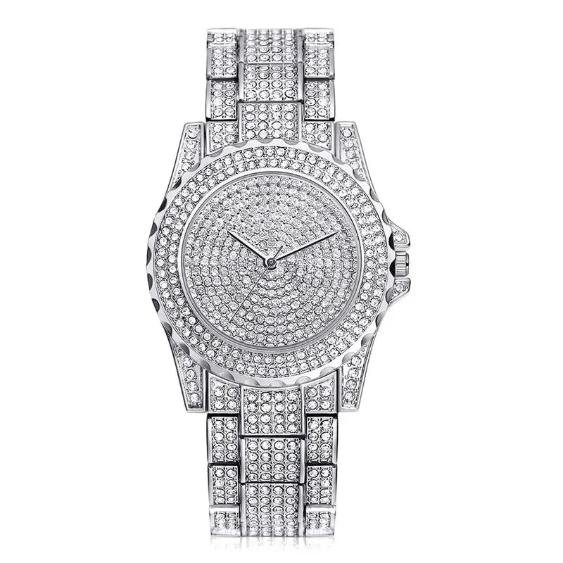 Women Watches Crystal Full Steel Ladies Wristwatch