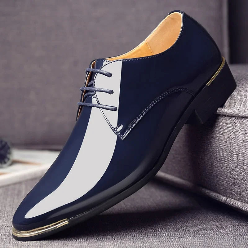 Patent Leather Men Dress Shoes - Empire P.E