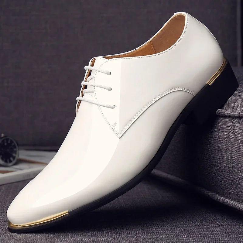 Patent Leather Men Dress Shoes - Empire P.E
