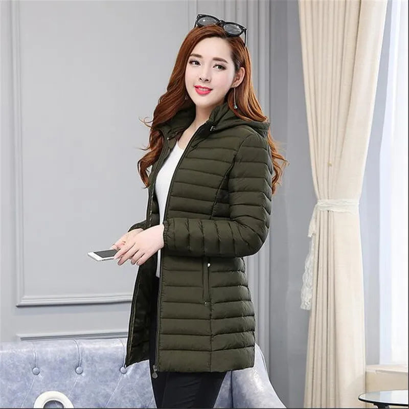 Women's Detachable Hooded Coat - Empire P.E