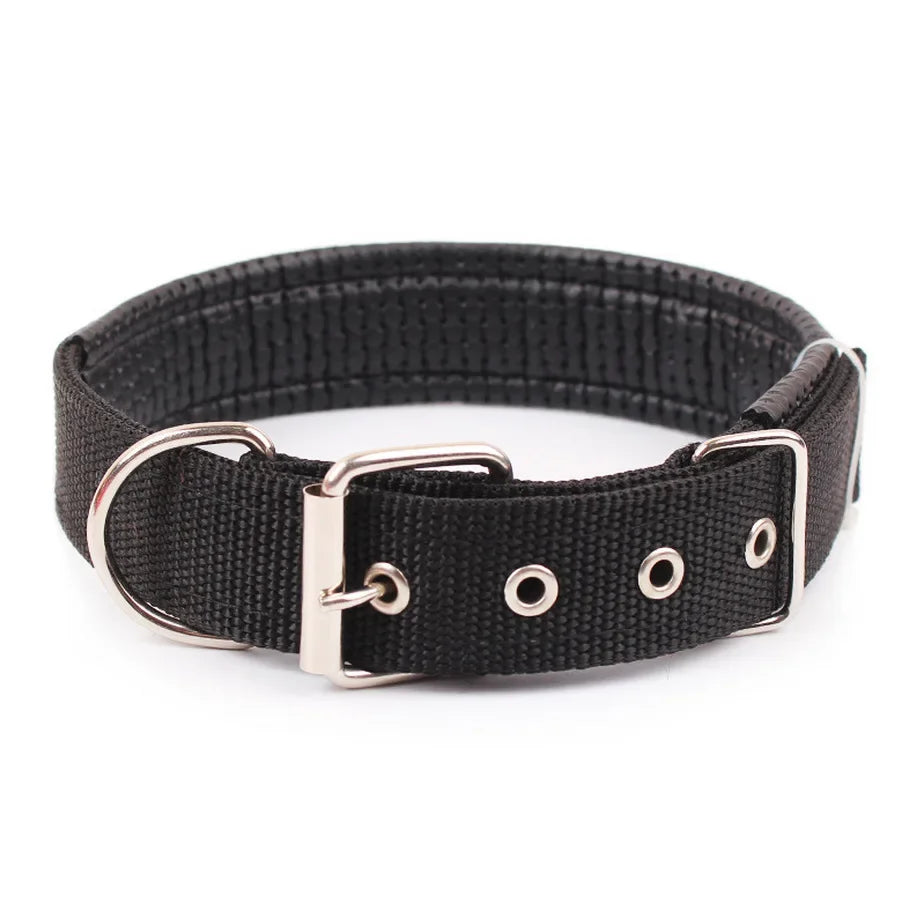 Solid Dog Collars Nylon Dog Collar For Small Medium Large Dogs Teddy Keji Pitbull Bulldog Beagle - Empire P.E