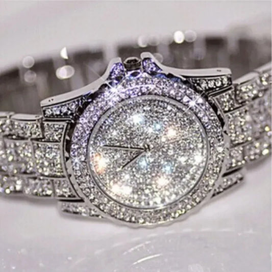 Women Watches Crystal Full Steel Ladies Wristwatch