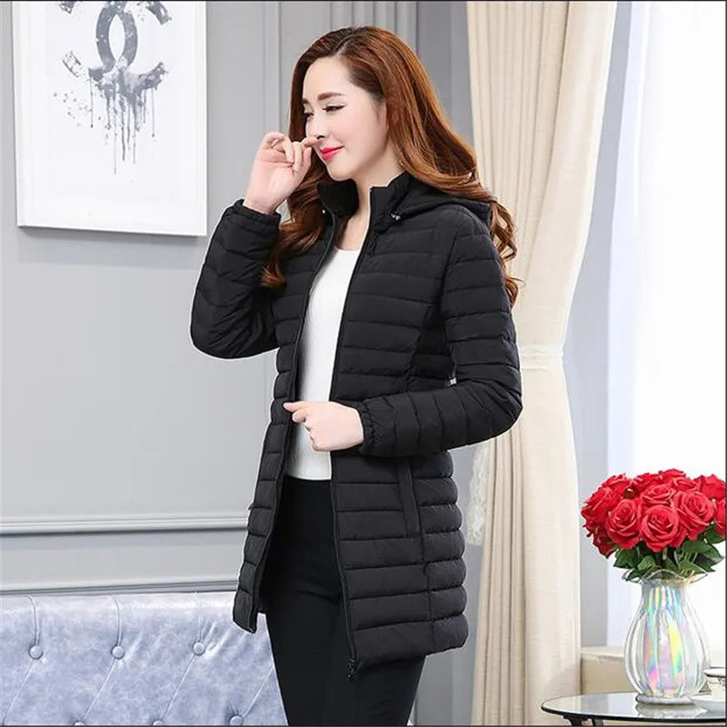 Women's Detachable Hooded Coat - Empire P.E
