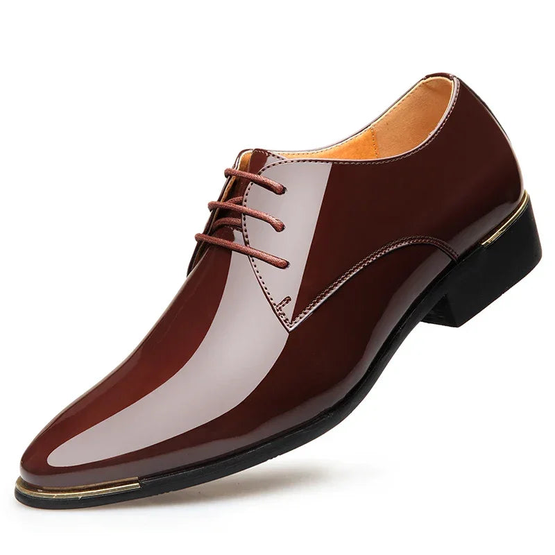 Patent Leather Men Dress Shoes - Empire P.E