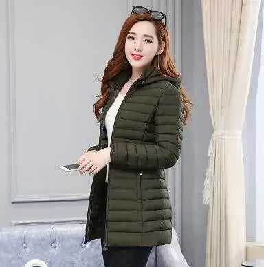 Women's Detachable Hooded Coat - Empire P.E