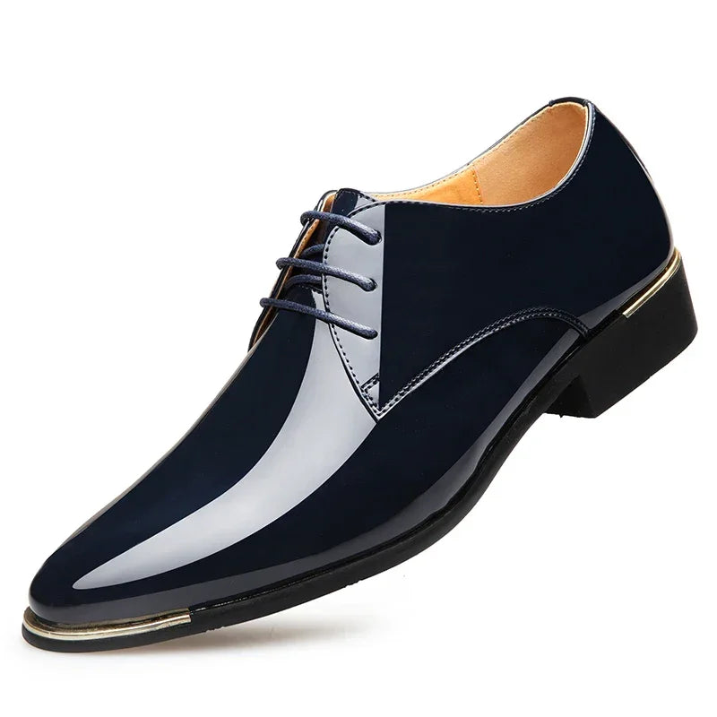 Patent Leather Men Dress Shoes - Empire P.E