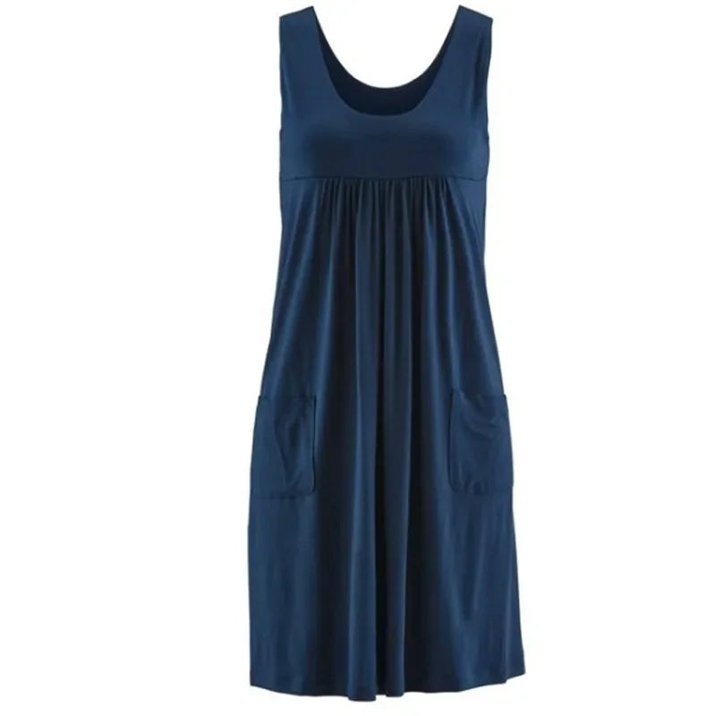 Fashion striped dress sleeveless - Empire P.E