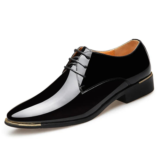 Patent Leather Men Dress Shoes - Empire P.E