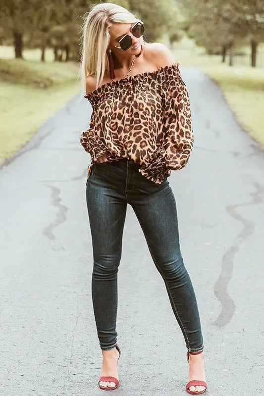 Womens Off Shoulder Blouse - Empire P.E