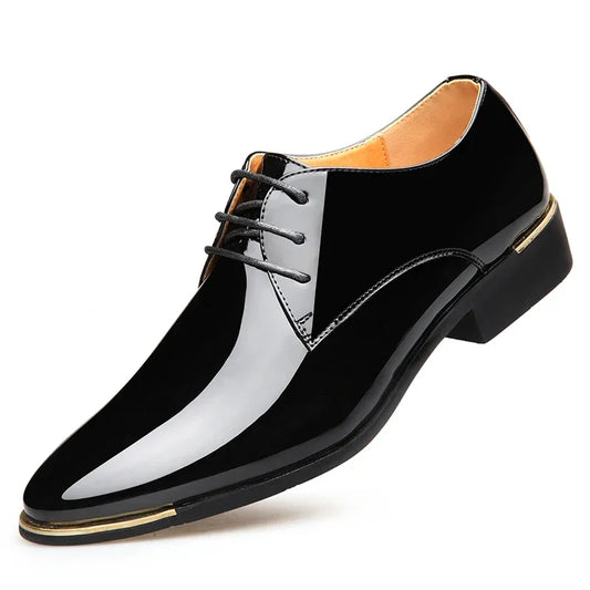 Patent Leather Men Dress Shoes - Empire P.E