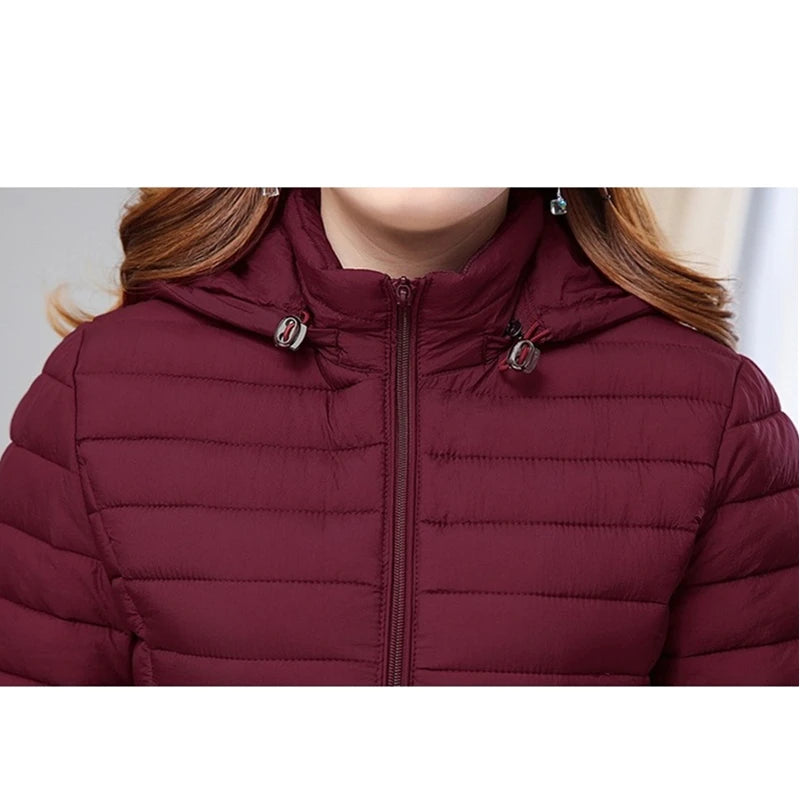 Women's Detachable Hooded Coat - Empire P.E