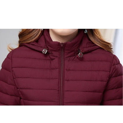 Women's Detachable Hooded Coat - Empire P.E