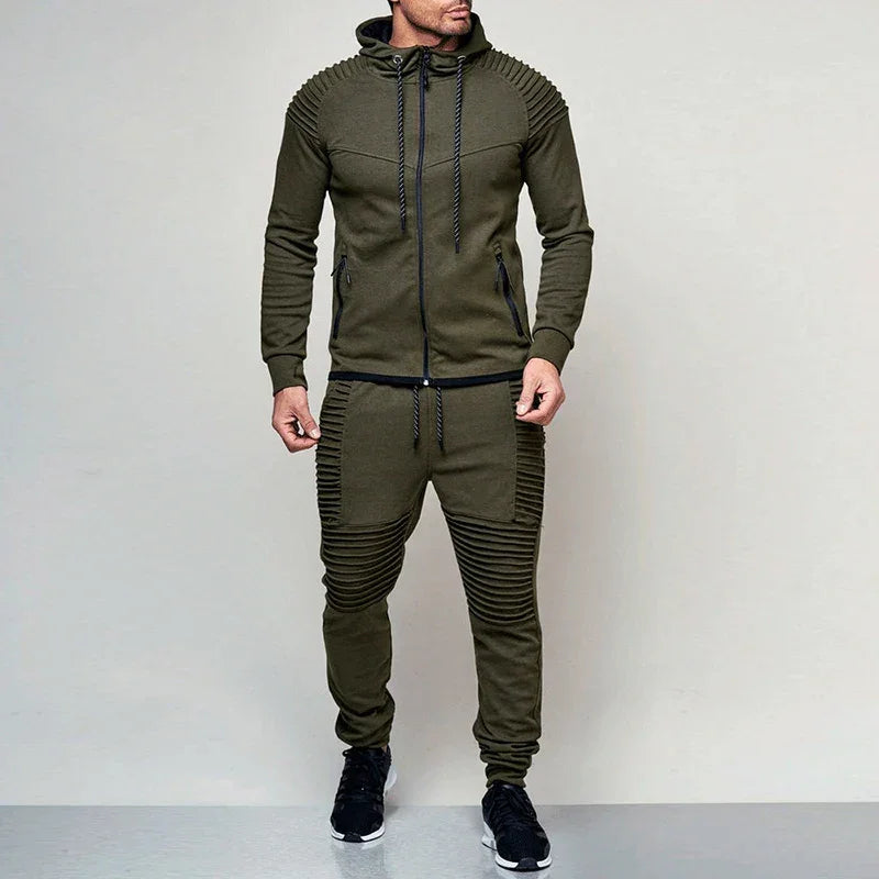 Men Sportswear Hoodies Pants Set - Empire P.E