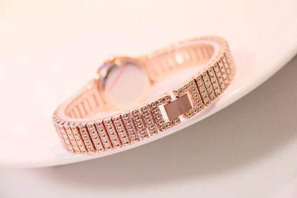BS Women Watch Famous Luxury Brands Diamond Ladies Wrist Watches Female Small Wristwatch Rose Gold Watch Women Montre Femme 2025 - Empire P.E