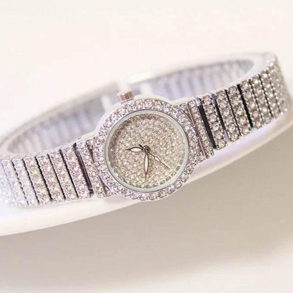 BS Women Watch Famous Luxury Brands Diamond Ladies Wrist Watches Female Small Wristwatch Rose Gold Watch Women Montre Femme 2025 - Empire P.E