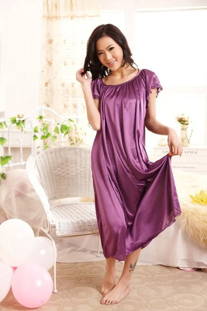 2014 New Arrival Sleepwear Silk Nightgowns - Empire P.E