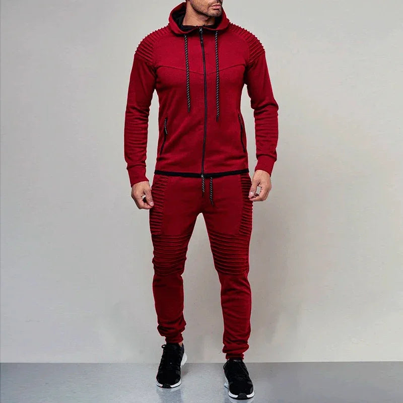 Men Sportswear Hoodies Pants Set - Empire P.E