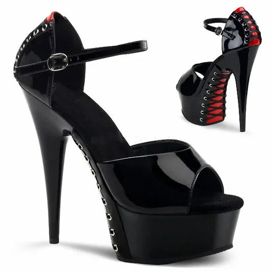 15CM High Stripper Heeled Thick Platform - Empire P.E