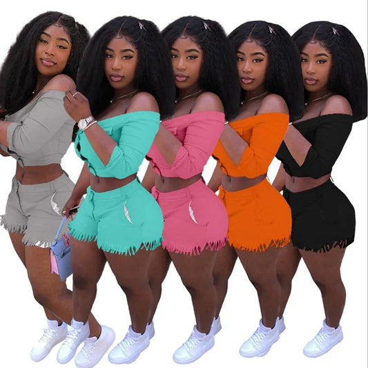 2 Piece Set Outfits Tracksuit Plus Size Casual Streetwear - Empire P.E
