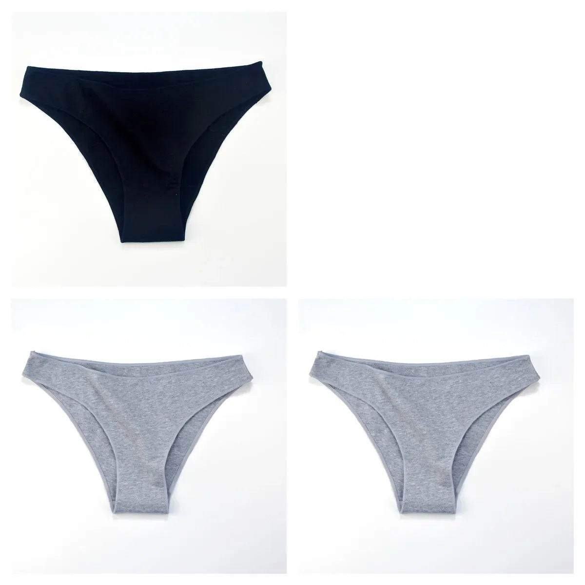3Pcs/Set Cotton Briefs Low Rise Panties For Women - Empire P.E