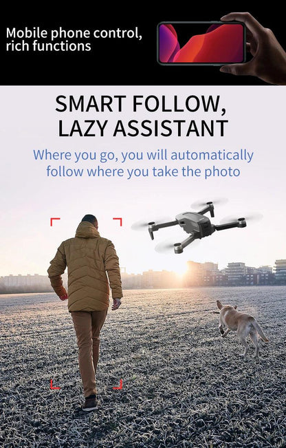 F4 Drone GPS 4K HD Mechanical Gimbal Camera System Supports TF Card Drones RC Quadcopter Stabilier Distance 2km Flight 25 Min - Empire P.E
