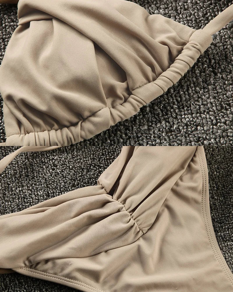 Sexy Handwork Bikinis Small Ruffle Swimsuit