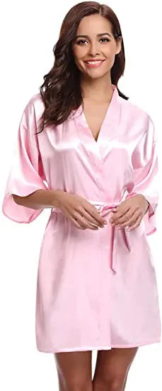 Women Silk Bridesmaid Robes - Empire P.E