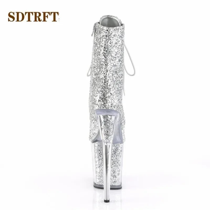 Pole Dancing Ankle boots 20cm Thin Heels - Empire P.E