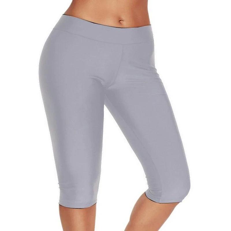 High Waist Push Up Fitness Leggings Crop Wide Waistband Cycling Short Leggings Workout Jogging For Women Training Leggings - Empire P.E