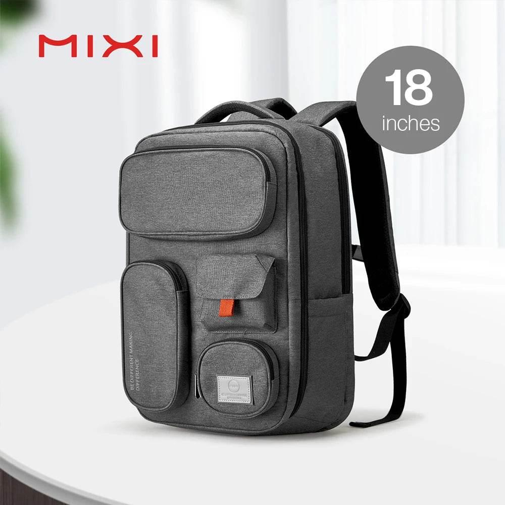 Mixi Men One Shoulder Backpack Women Sling Bag Crossbody USB Boys Cycling Sports Travel Versatile Fashion Bag Student School - Empire P.E