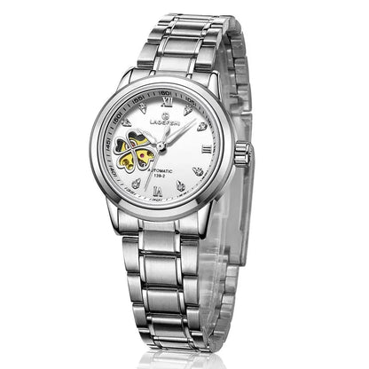 Women's Leather Mechanical  WristWatches