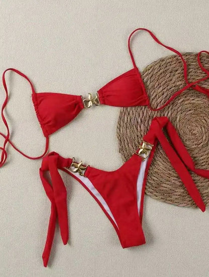 Women's Sexy Bikini Two-Piece Swimsuit Set