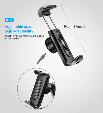 Dashboard Car Phone Holder ABS Mobile Phone Sun Visor Holder Auto Rear View Mirror Phone Support 360 Degree Rotation Accessories - Empire P.E