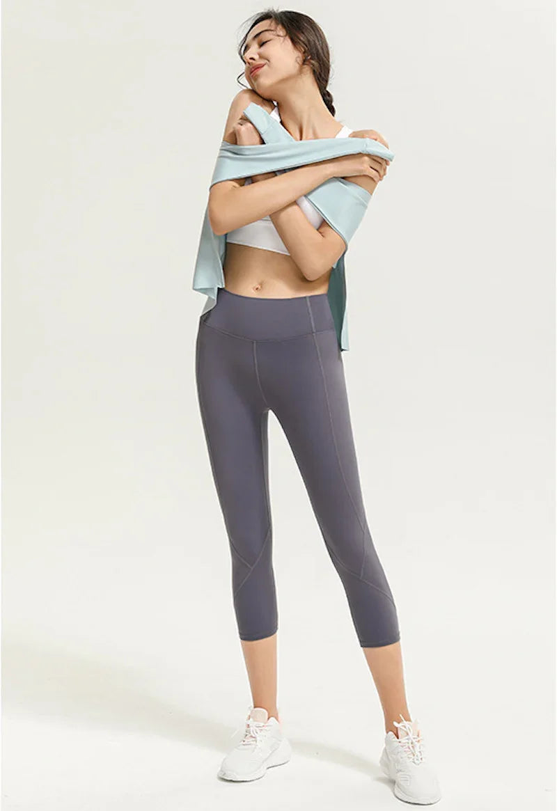 Gym Skirt Wrap Covering Buttocks Workout Fitness Wear Dance Ballet Skirts for Women Sport Yoga Dress Short Thigh Cover Skirt - Empire P.E