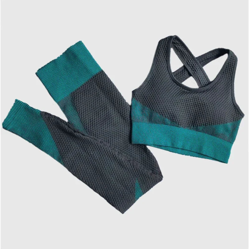 Women Seamless Yoga Sets 2Pcs/3Pcs