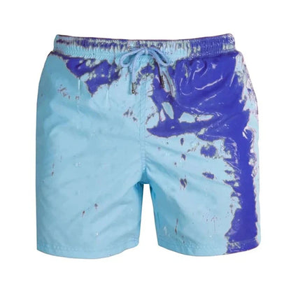 Men's Color Change Swimming Short Trunks