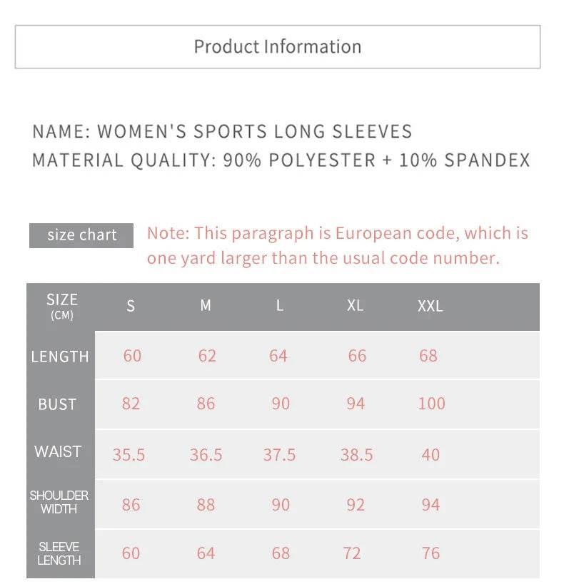 Women Long Sleeve Yoga Tops Fitness Yoga Top Gym Top Sports Wear For Women Push Up Running Top High Elastic Gym Clothes Shirts - Empire P.E