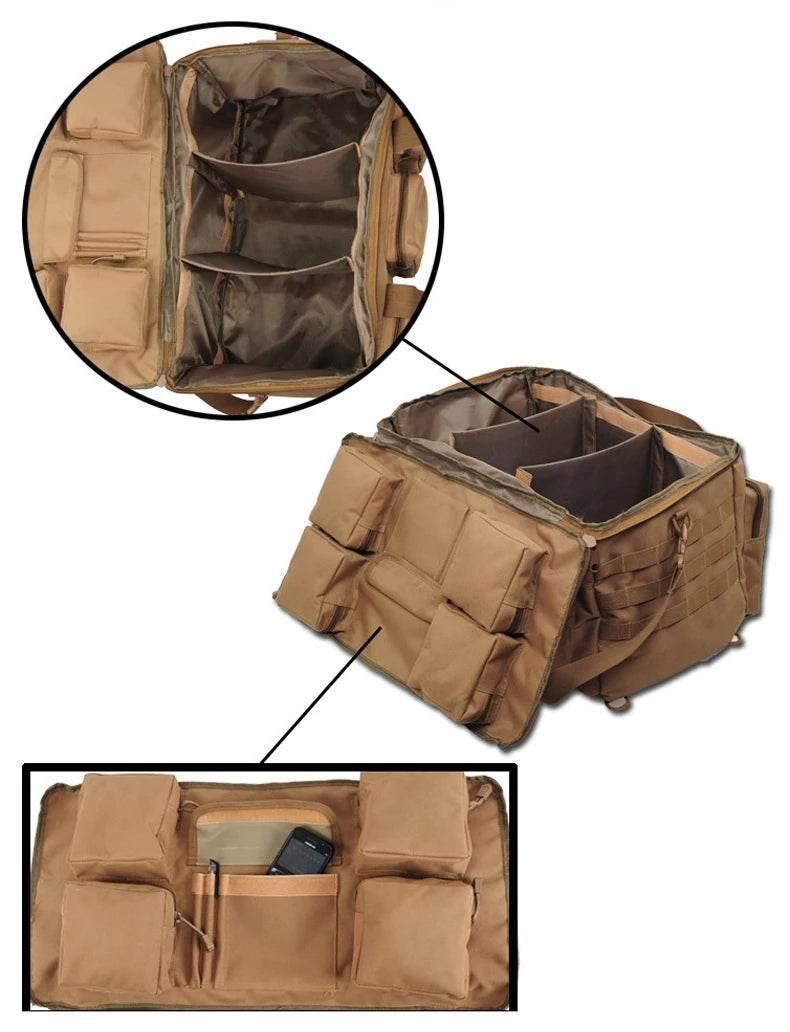 55L Luggage Duffel Bag Camping Backpack Tactical Large Bags Men's Hiking Travel Mountaineering Trip Utility Gym Weekend Duffle - Empire P.E