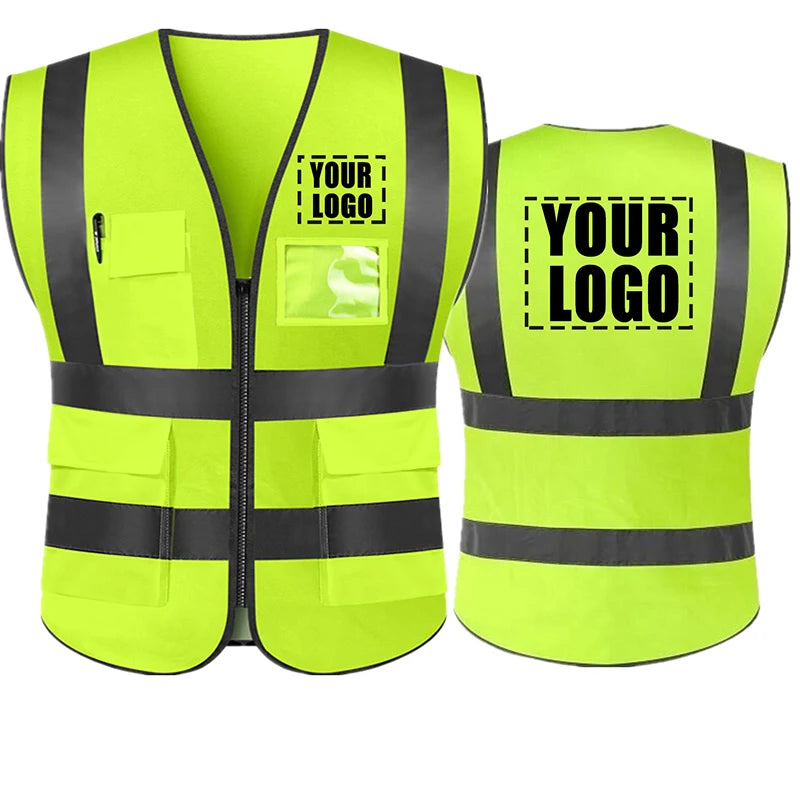Reflective Construction Work Safety Vest