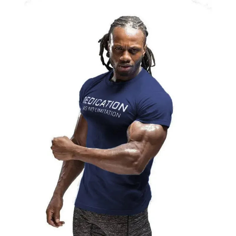 Men Tshirt Bodybuilding Breathability Cotton - Empire P.E