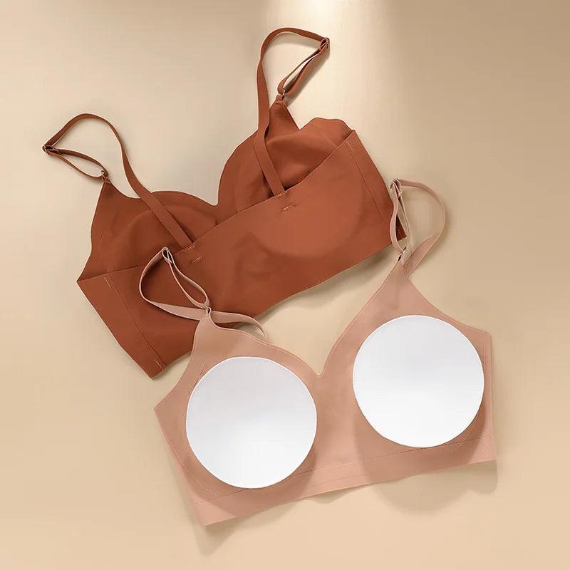 Hot Selling Summer Laser Cut Seamless Wireless Push Up Bra - Empire P.E